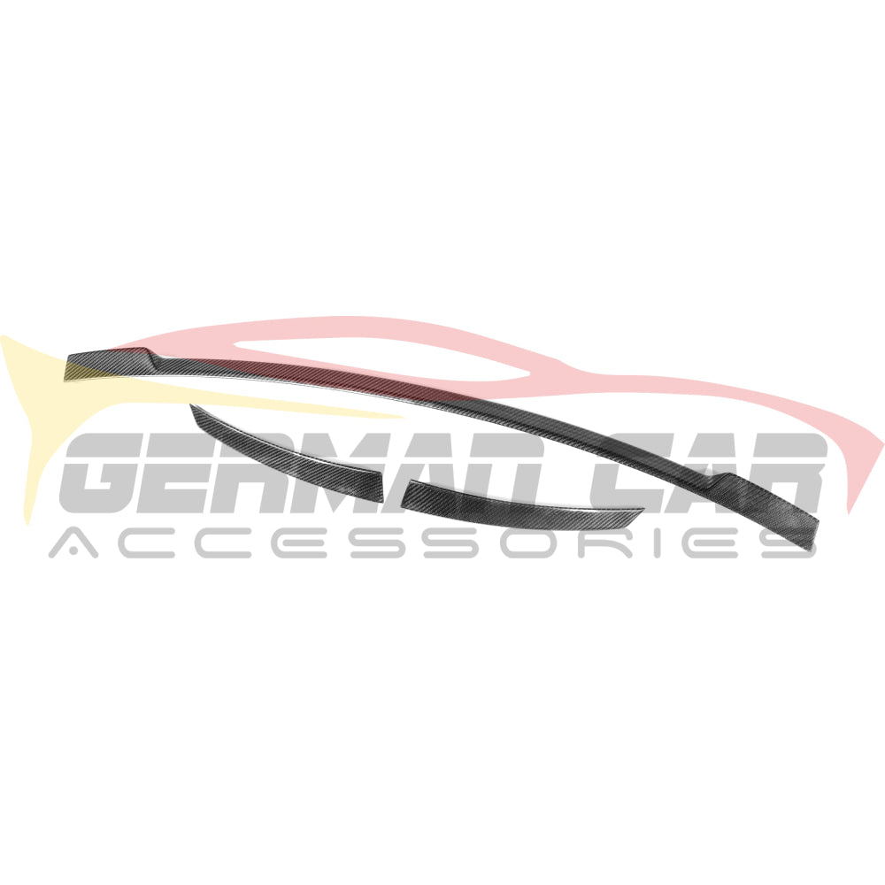 2016-2018 Audi R8 Carbon Fiber 3 Piece Rear Spoiler I MK2 - Rear Trunk Spoilers