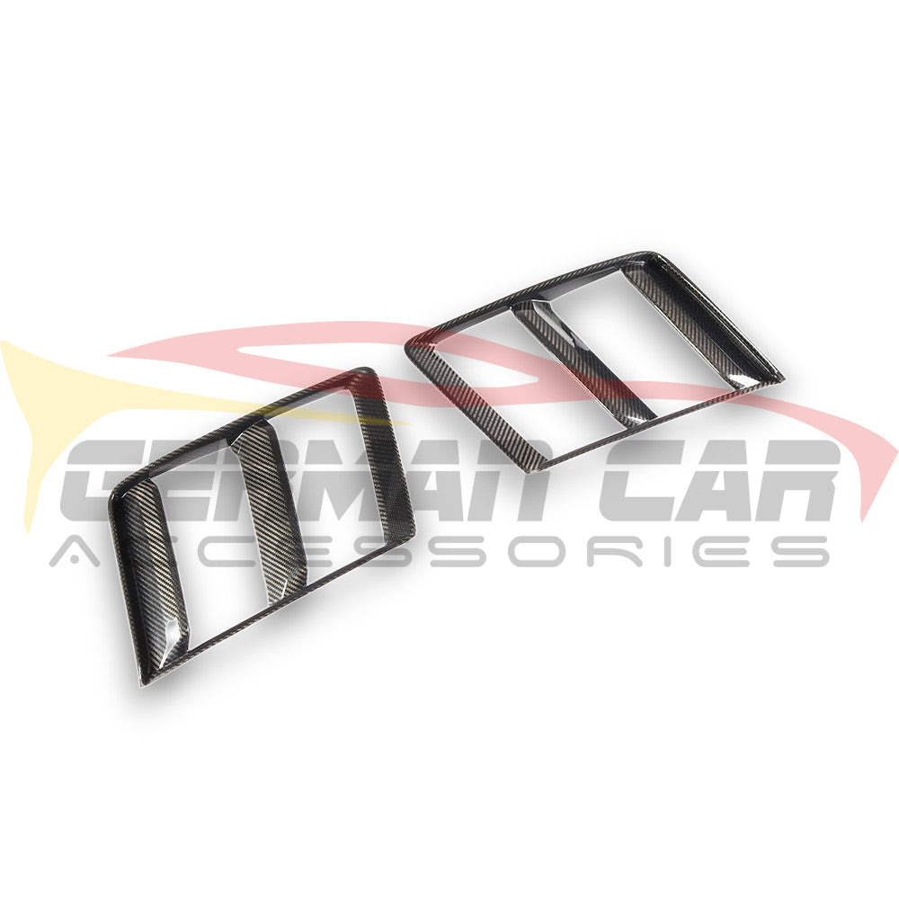 2016-2018 Audi R8 Carbon Fiber Front Bumper Air Vent Trim I MK2 - Additional Accessories