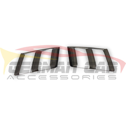 2016-2018 Audi R8 Carbon Fiber Front Bumper Air Vent Trim I MK2 - Additional Accessories