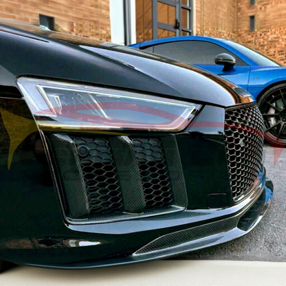 2017-2023 Audi R8 Dry Carbon Fiber Front Bumper Side Vents I MK2 - Additional Accessories