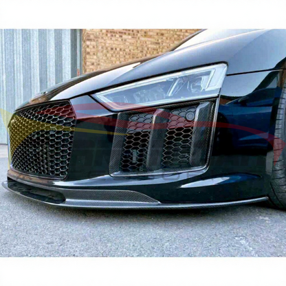 2017-2023 Audi R8 Dry Carbon Fiber Front Bumper Side Vents I MK2 - Additional Accessories