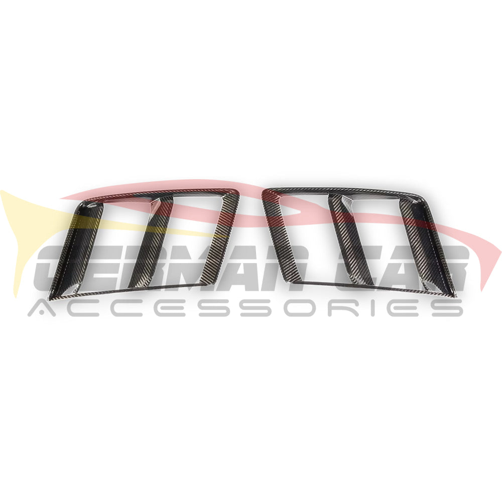 2016-2018 Audi R8 Carbon Fiber Front Bumper Air Vent Trim I MK2 - Additional Accessories