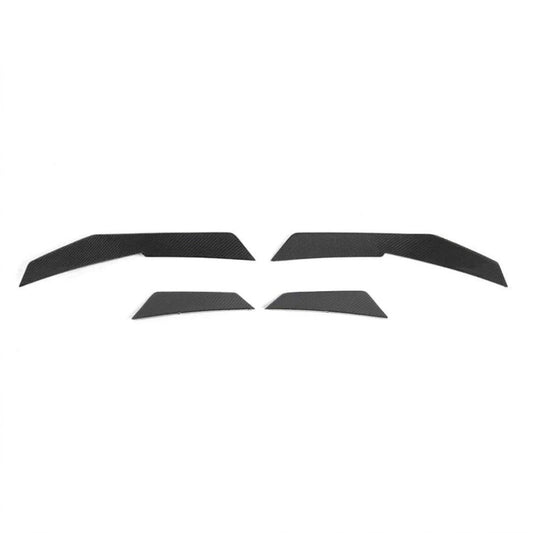 2017-2018 Audi R8 Dry Carbon Fiber Front Bumper 4Pcs Canards I MK2 - Additional Accessories
