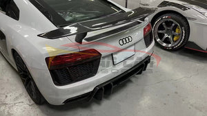 2016-2018 Audi R8 Carbon Fiber Spoiler | Mk2 Gen 2 Front Lips/Splitters