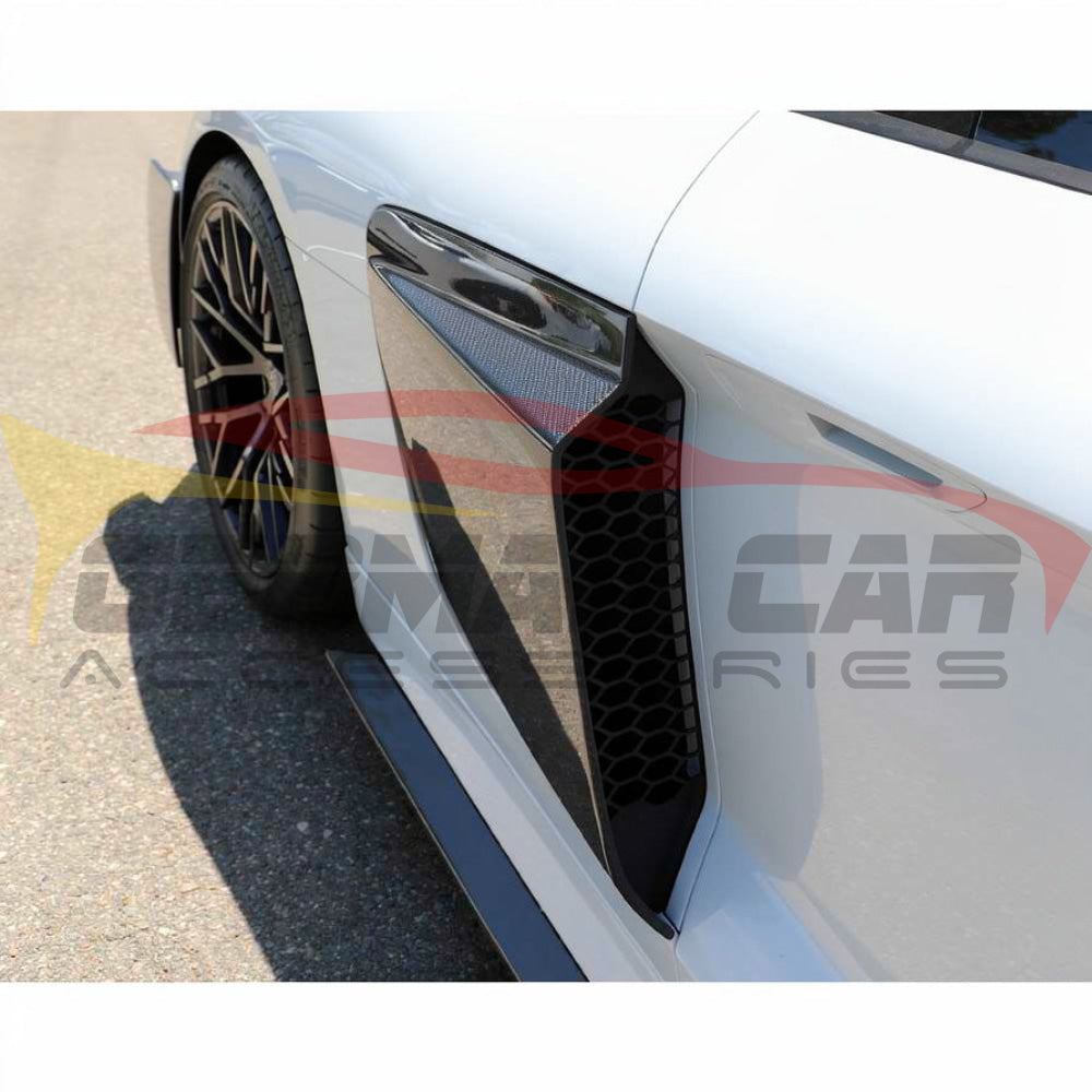 2017-2018 Audi R8 Dry Carbon Fiber Side Vent Trim I Mk2 - Additional Accessories