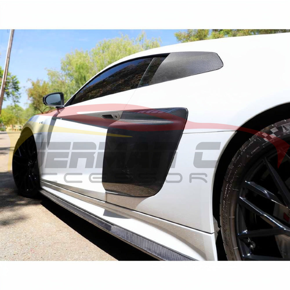 2017-2018 Audi R8 Dry Carbon Fiber Side Vent Trim I Mk2 - Additional Accessories