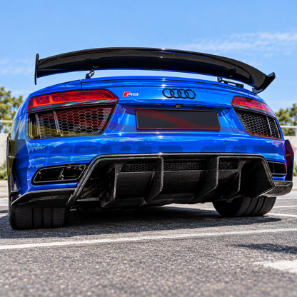 2016-2018 Audi R8 GT Style Carbon Fiber Rear Spoiler | MK2 Gen 2 - Rear Trunk Spoilers