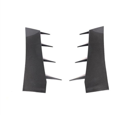 2017-2018 Audi R8 Dry Carbon Fiber Front Bumper Canards I MK2 - Additional Accessories