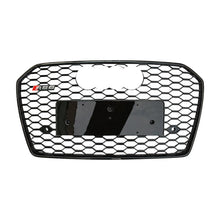 Load image into Gallery viewer, 2016-2018 Audi Rs6 Honeycomb Grille | C7.5 A6/s6 Black Frame Net With Emblem / Yes Front Camera
