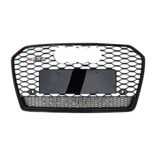 Load image into Gallery viewer, 2016-2018 Audi Rs6 Honeycomb Grille With Quattro In Lower Mesh | C7.5 A6/s6 Black Frame Net Emblem /
