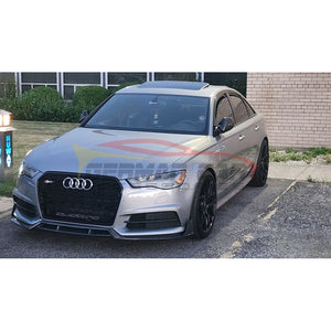 2016-2018 Audi Rs6 Honeycomb Grille With Quattro In Lower Mesh | C7.5 A6/S6 Front Grilles