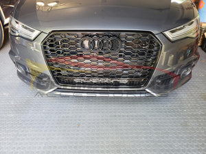 2016-2018 Audi Rs6 Honeycomb Grille With Quattro In Lower Mesh | C7.5 A6/s6