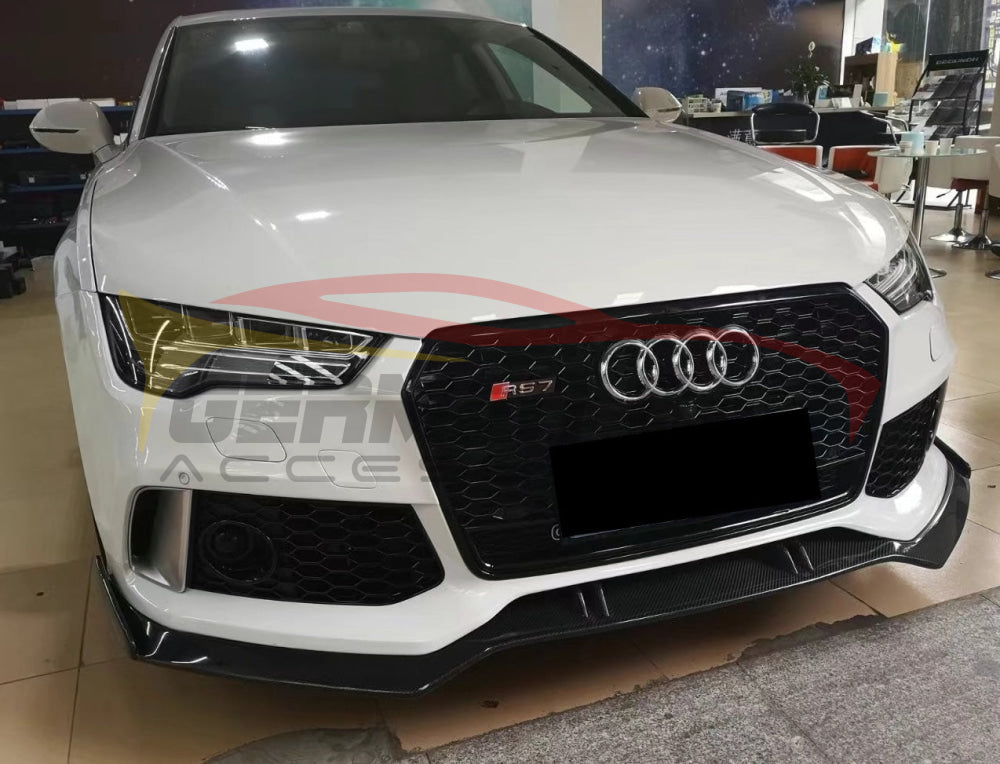 2016-2018 Audi RS7 Carbon Fiber Front Lip | C7.5 RS7 Front Lips/Splitters