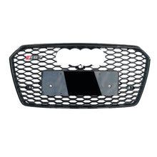 Load image into Gallery viewer, 2016-2018 Audi Rs7 Honeycomb Grille | C7.5 A7/s7 Black Frame Net With Emblem / Yes Front Camera
