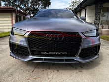 Load image into Gallery viewer, 2016-2018 Audi Rs7 Honeycomb Grille With Quattro In Lower Mesh | C7.5 A7/S7 Front Grilles
