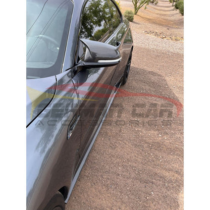 2016-2018 BMW M2 M-Style Carbon Fiber Mirror Caps | F87 - Mirror Caps
