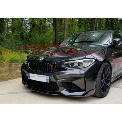 2016-2018 Bmw M2 Performance Carbon Fiber Front Splitters | F87