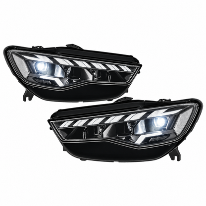 2016-2018 Audi A6/S6 RS Style LED Headlights | C7.5