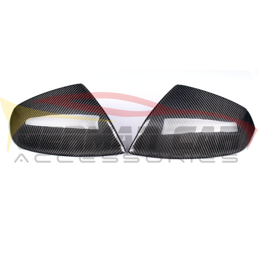 2016-2019 Audi Q7/sq7 Carbon Fiber Mirror Caps | 4M Without Blind Spot Assist