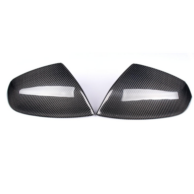 2016-2019 Audi Q7/sq7 Carbon Fiber Mirror Caps | 4M Without Blind Spot Assist