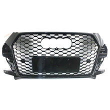 Load image into Gallery viewer, 2016-2019 Audi Rsq3 Honeycomb Grille | 8U.5 Q3/Sq3 Black Frame Net With Emblem / Chrome Front
