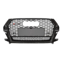 Load image into Gallery viewer, 2016-2019 Audi Rsq3 Honeycomb Grille With Quattro In Lower Mesh | 8U.5 Q3/Sq3 Black Frame Net Emblem
