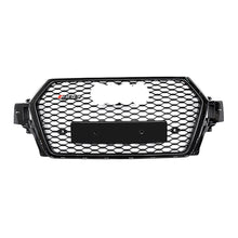 Load image into Gallery viewer, 2016-2019 Audi Rsq7 Honeycomb Grille | 4M Q7/sq7 Black Frame Net With Emblem / Yes Front Camera
