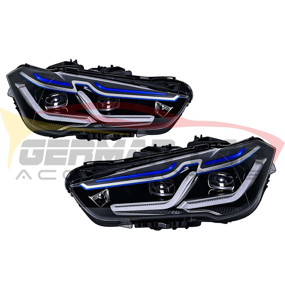 2017-2019 BMW X1 Laser Ikon Style LED Headlights | F48 Pre-LCI - Headlights