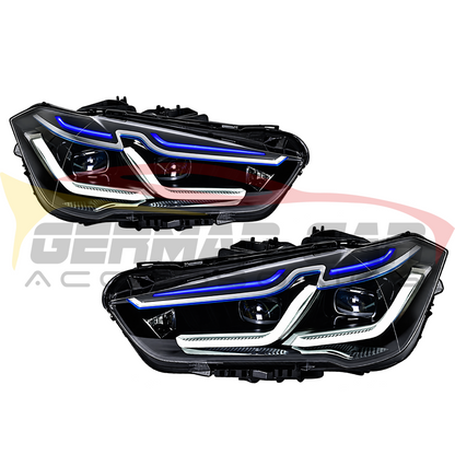 2017-2019 BMW X1 Laser Ikon Style LED Headlights | F48 Pre-LCI - Headlights
