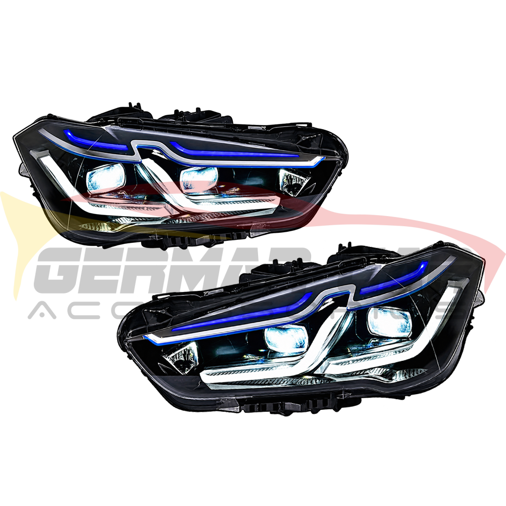 2017-2019 BMW X1 Laser Ikon Style LED Headlights | F48 Pre-LCI - Headlights
