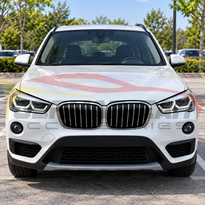 2016-2019 BMW X1 Yellow-White DRL LED Headlights | F48 Pre-LCI - Headlights