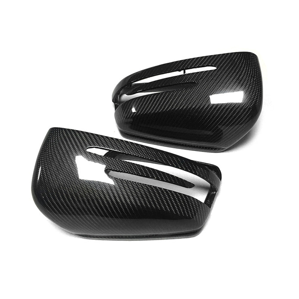 2008-2014 Mercedes-Benz C-Class Carbon Fiber Mirror Caps | W204