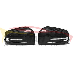 2008-2014 Mercedes-Benz C-Class Carbon Fiber Mirror Caps | W204