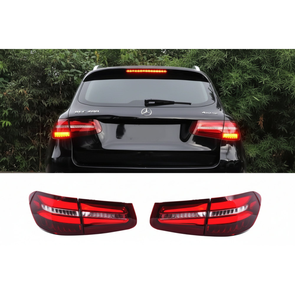 2016-2019 Mercedes GLC-Class/GLC43/GLC63 AMG LCI Style Taillight | W253 - Taillights