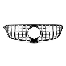 Load image into Gallery viewer, 2016-2019 Mercedes-Benz Gle Gtr Style Front Grille | W166 Facelift Chrome Silver Grilles
