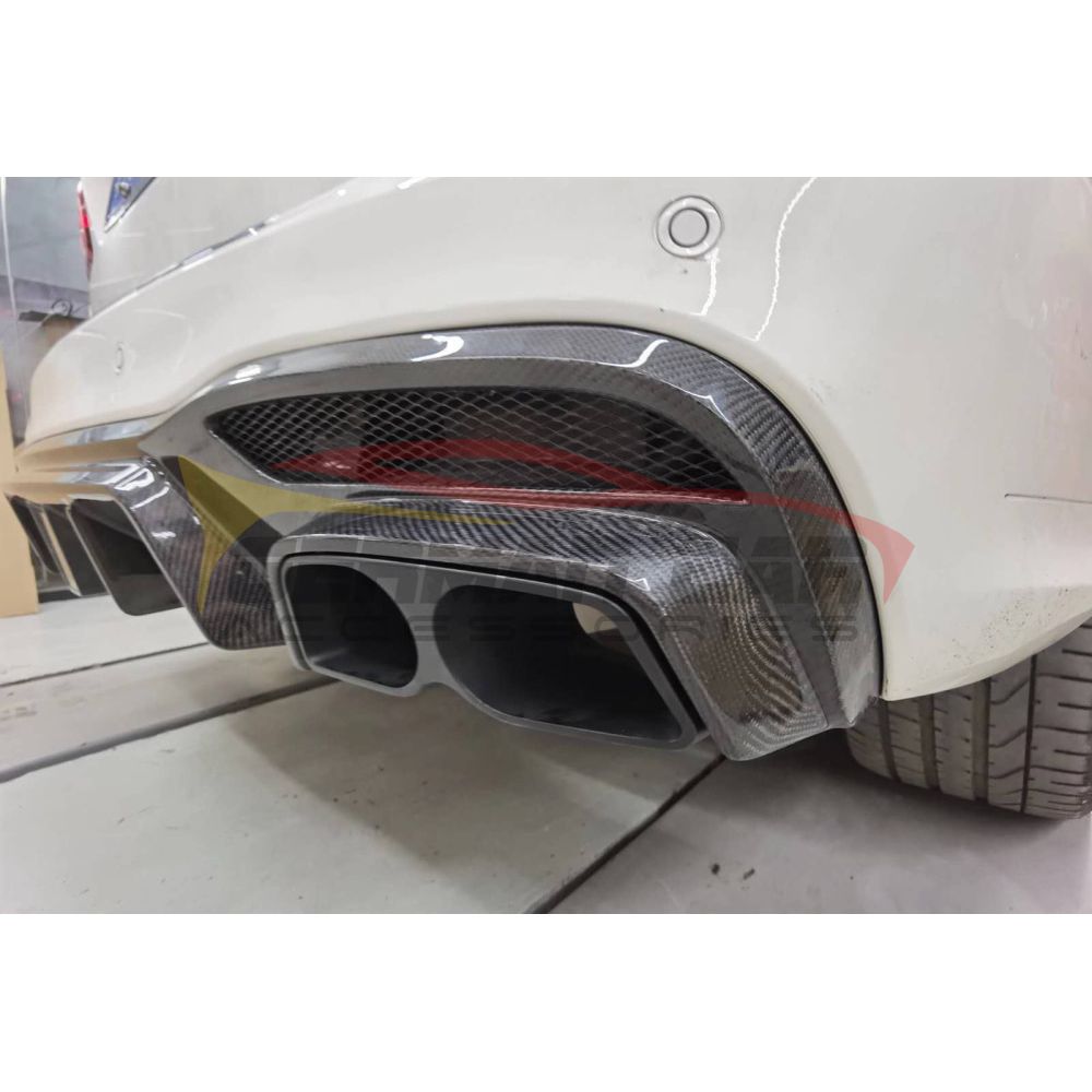 2016-2019 Mercedes-Benz GLE63 AMG Carbon Fiber Rear Diffuser | W166 - Rear Diffusers