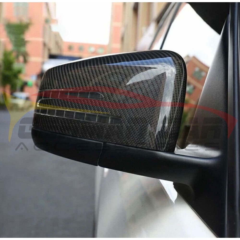 2016-2019 Mercedes-Benz GLS Class/GLS 63 Carbon Fiber Mirror Caps | W166 Facelift Mirror Caps
