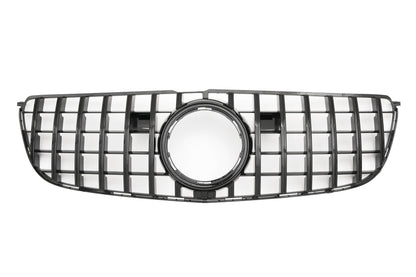 2016-2019 Mercedes-Benz Gls Gtr Style Front Grille | W166 Facelift Gloss Black Grilles
