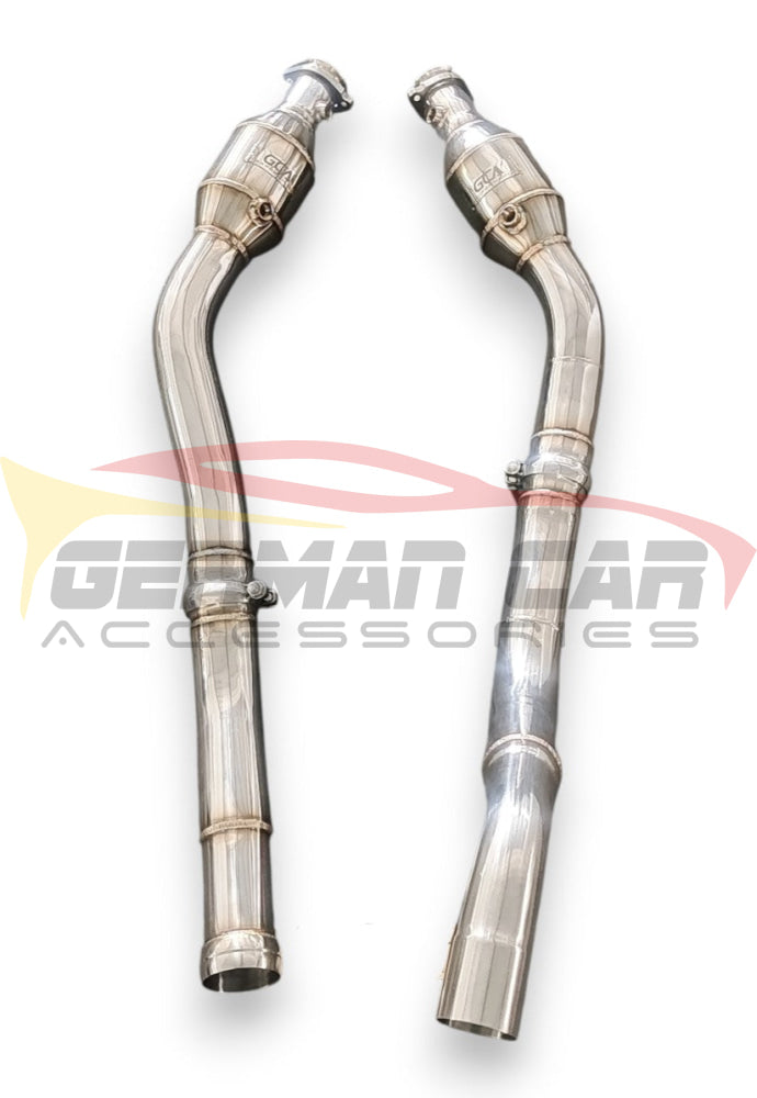 2016-2019 Mercedes GLE63 AMG Downpipes | W166 No Heat Shield / 200 Cell Euro 6 Sport High Flow Cat Downpipes