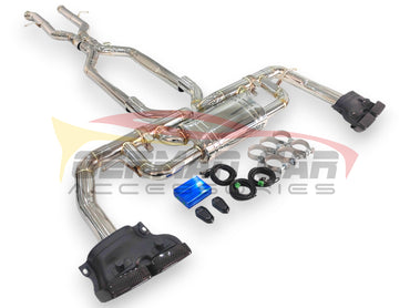 2016-2019 Mercedes GLE63 AMG Valved Sport Exhaust System | W166 Stainless Steel Exhaust / Chrome Tips Exhausts