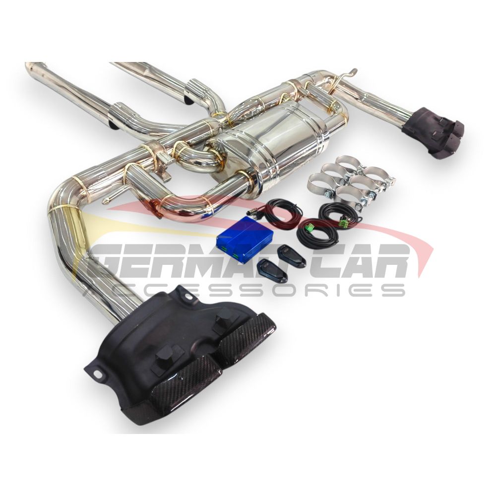新品　GLS63 X166　E63 C63 AMG マフラーエンド 2016-2019 Mercedes GLS63 AMG Exhaust System Valved Sport | X166