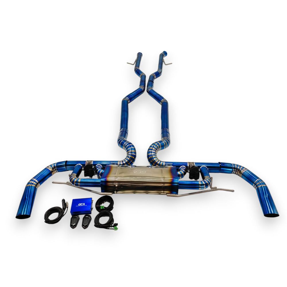 2016-2019 Mercedes Gle 63 Amg Valved Sport Exhaust System | W166 Titanium / Chrome Tips