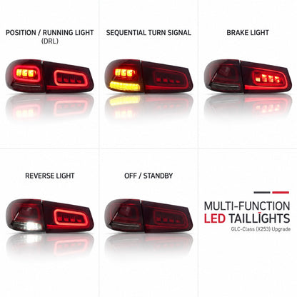 2016-2019 Mercedes-Benz GLC-Class/GLC43/GLC63 AMG LED Taillights | X253/W253 Pre-Facelift