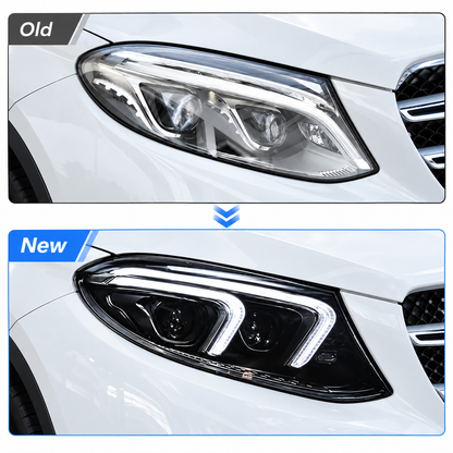 2016-2019 Mercedes-Benz GLE-Class/GLE43 AMG LED Headlights | W166 Facelift