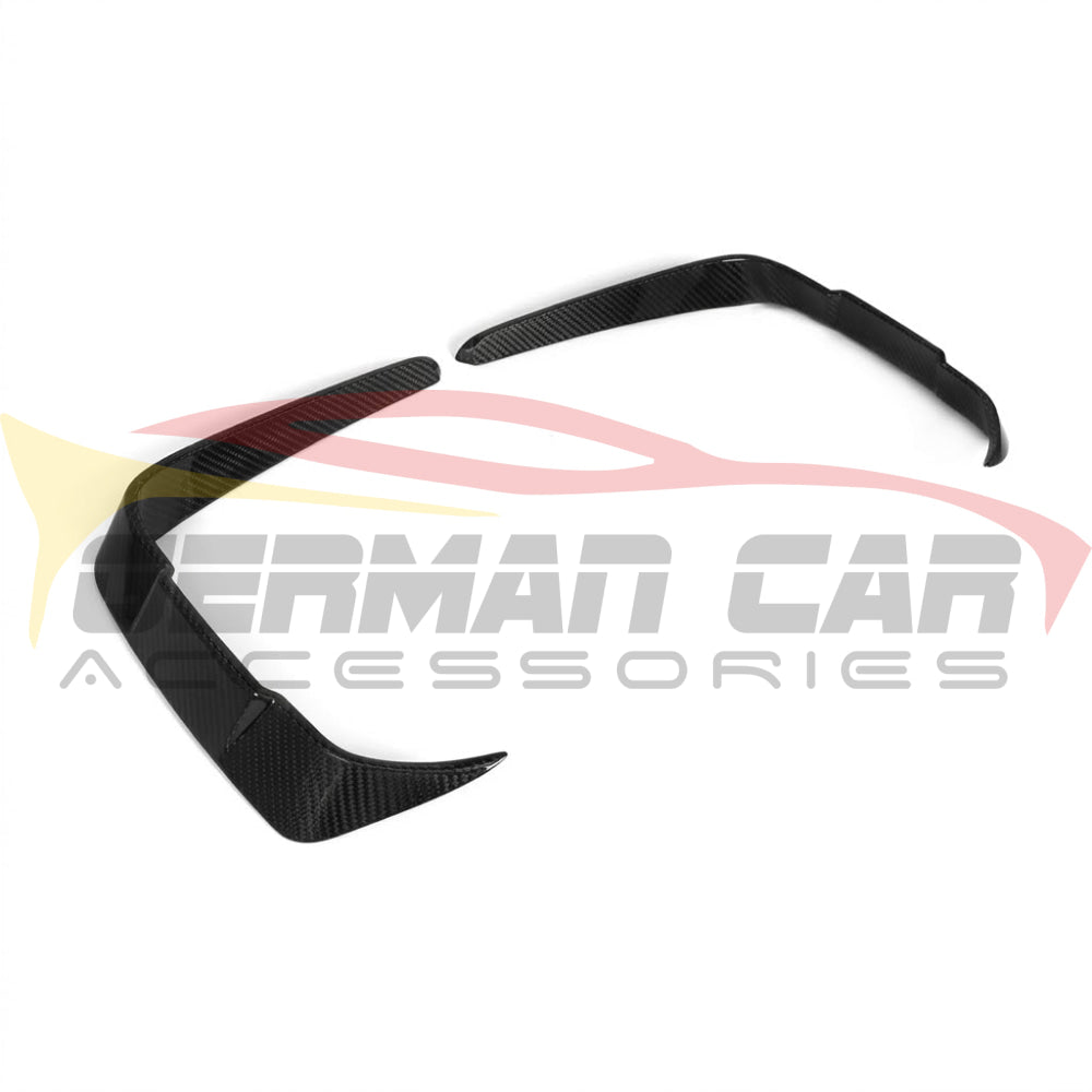 2016-2021 BMW M2 Dry Carbon Fiber Rear Bumper Canards I F87 - Additional Accessories