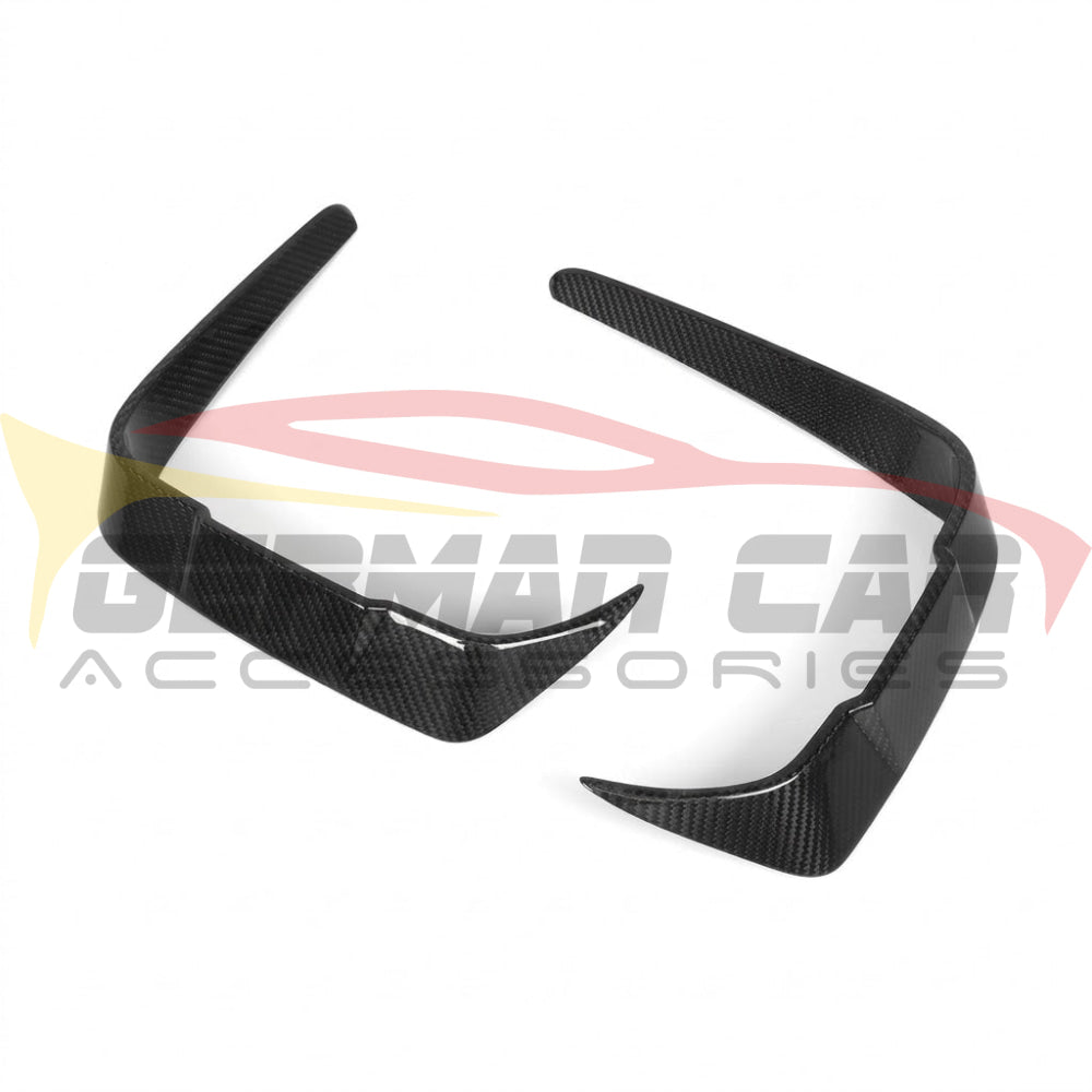 2016-2021 BMW M2 Dry Carbon Fiber Rear Bumper Canards I F87 - Additional Accessories