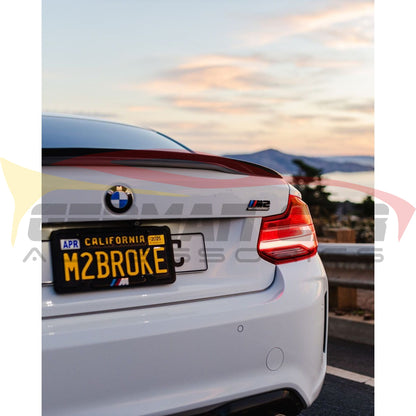 2016-2021 BMW M2 Performance Style Carbon Fiber Trunk Spoiler | F87 Rear Trunk Spoilers