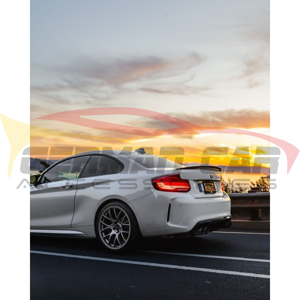 2016-2021 BMW M2 Performance Style Carbon Fiber Trunk Spoiler | F87 Rear Trunk Spoilers