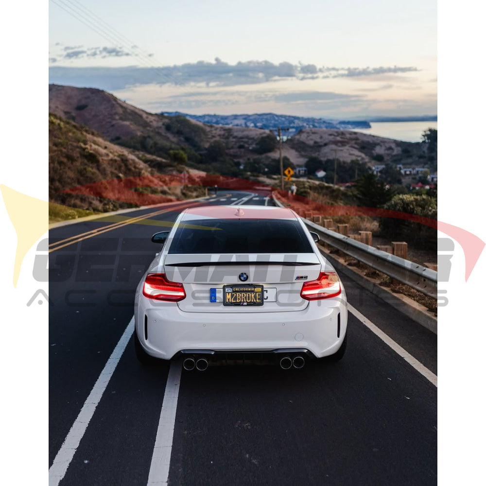 2016-2021 BMW M2 Performance Style Carbon Fiber Trunk Spoiler | F87 Rear Trunk Spoilers