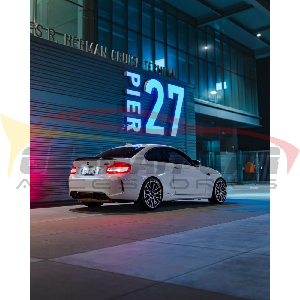 2016-2021 BMW M2 Performance Style Carbon Fiber Trunk Spoiler | F87 Rear Trunk Spoilers